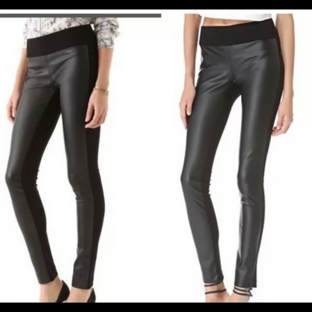 Club Monaco Faux Leather leggings